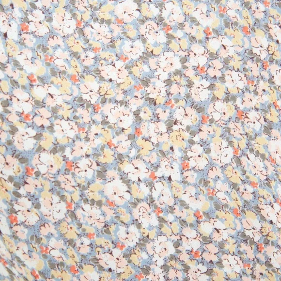 NWOT Sienna Sky Floral Print Half Button Down Blouse - Picture 3 of 9